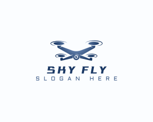 Drone Surveillance Camera logo design