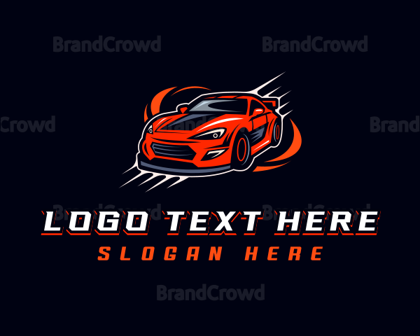 Race Car Automotive Logo