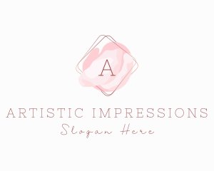 Watercolor Beauty Cosmetics logo design