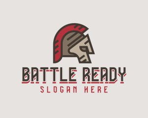 Sparta Helmet Armor logo design