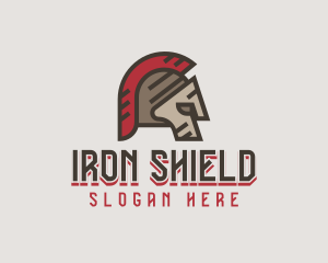 Armor - Sparta Helmet Armor logo design