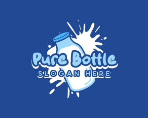 Bottle - Dairy Milk Bottle logo design