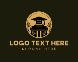 Scholarship - Academia Educational University logo design