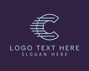 Asset Management - Delivery Company Letter C logo design