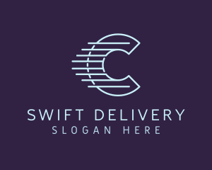 Delivery - Delivery Company Letter C logo design