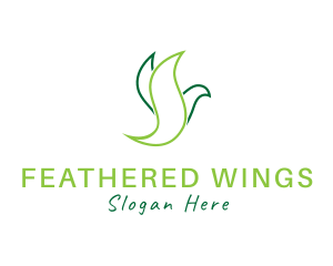 Pigeon - Natural Pigeon Bird logo design