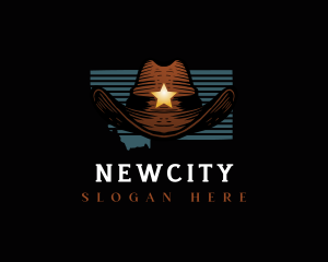 Montana Sheriff Cowboy Logo