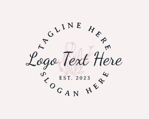 Floral Boutique Brand Logo