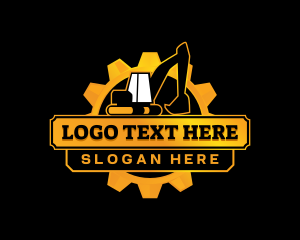 Engineering - Excavator Backhoe Builder logo design