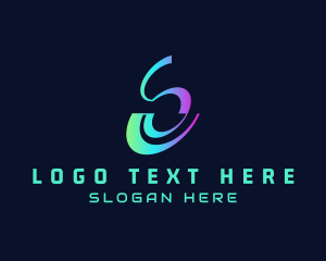 Programmer - Cyber Network Letter S logo design