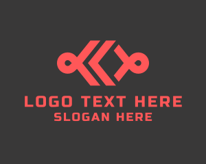 Developer - Software Coding Bracket logo design