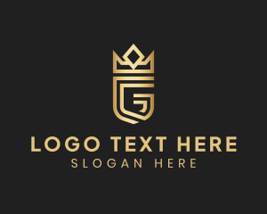 League - Elegant Letter G Crown logo design