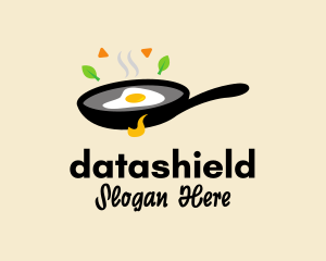 Fried Egg Skillet Pan Logo