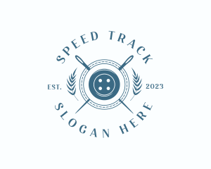 Sewing - Elegant Needle Stitching logo design