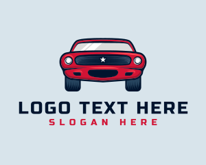 Muscle Car - Automotive Sedan Car logo design