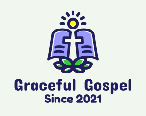 Gospel - Nature Bible Sun logo design