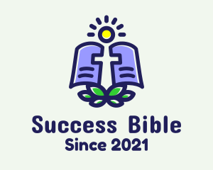 Bible - Nature Bible Sun logo design