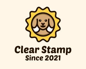 Brown Dog Stamp logo design