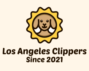 Pet Care - Brown Dog Stamp logo design