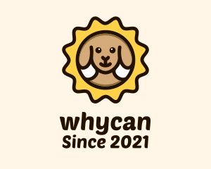 Pet Rescue - Brown Dog Stamp logo design
