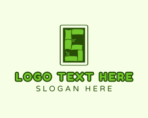 Leaf - Bamboo Number 5 logo design