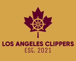 Sailing - Maple Leaf Helm logo design