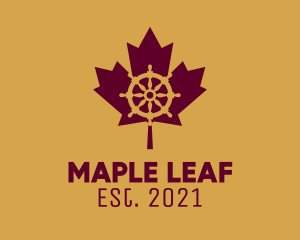 Maple Leaf Helm  logo design