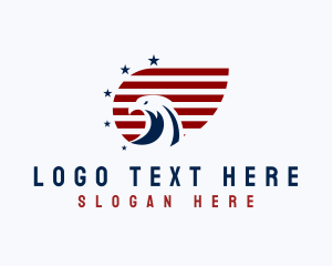 State - American Eagle Bird logo design