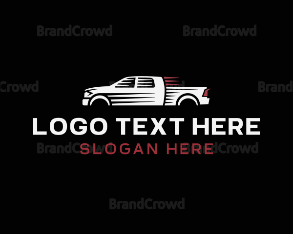 Pickup Truck Vehicle Logo