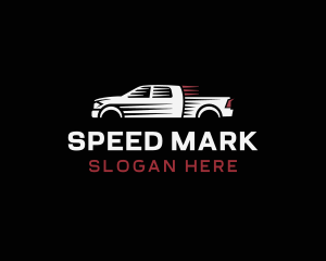 Pickup Truck Vehicle logo design