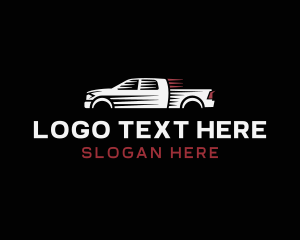 Pickup Truck Vehicle Logo