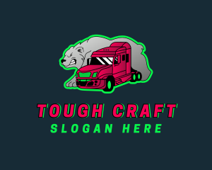 Tough Bear Truck logo design