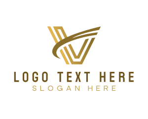 Investor - Professional Letter V Business logo design