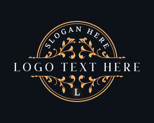 Luxury - Floral Elegant Boutique logo design