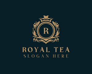 Stylish Royal Shield logo design