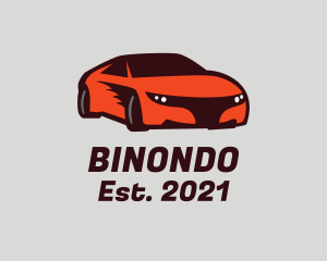 Vehicle - Orange Sports Car logo design