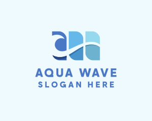 Lake Sea Wave logo design