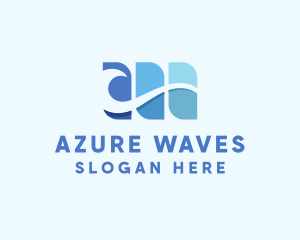 Lake Sea Wave logo design