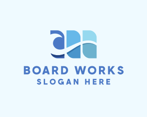 Board - Lake Sea Wave logo design
