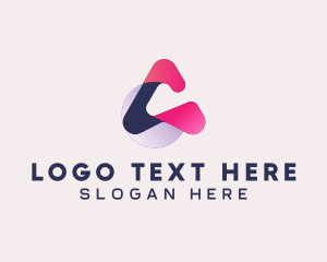 Generic Digital Letter A Logo
