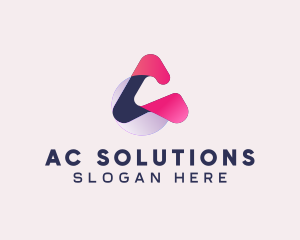 Generic Digital Letter A logo design