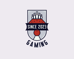 Bowling Sports Tournament Logo