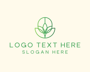 Nature - Natural Plant Garden logo design