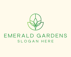 Natural Plant Garden logo design