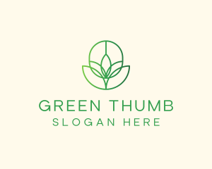 Natural Plant Garden logo design