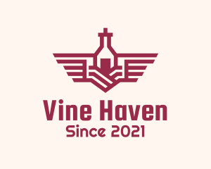 Wine Cellar Wings logo design