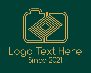 Photograph - Yellow Maze Digicam logo design