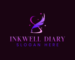 Diary - Pen Quill Ink logo design