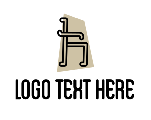 Chair - Fancy Armchair Furniture logo design