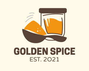 Turmeric - Spice Jar Cuisine logo design